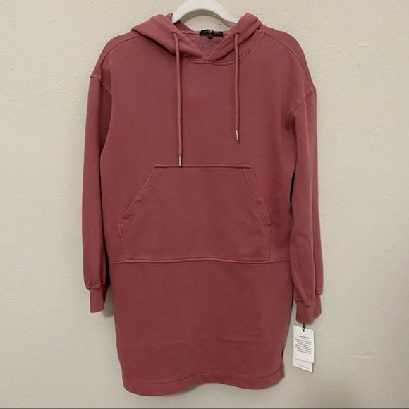 7 FOR ALL MANKIND hoodie dress SIZE XS - Picture 2 of 6